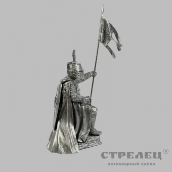 фото — оловянный солдатик «великий маршал тевтонского ордена 1280 г.». гк
